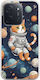 Калъф Lost In Space Cat Xiaomi Poco C85 4g Гъвкав TPU Прозрачен Силикон