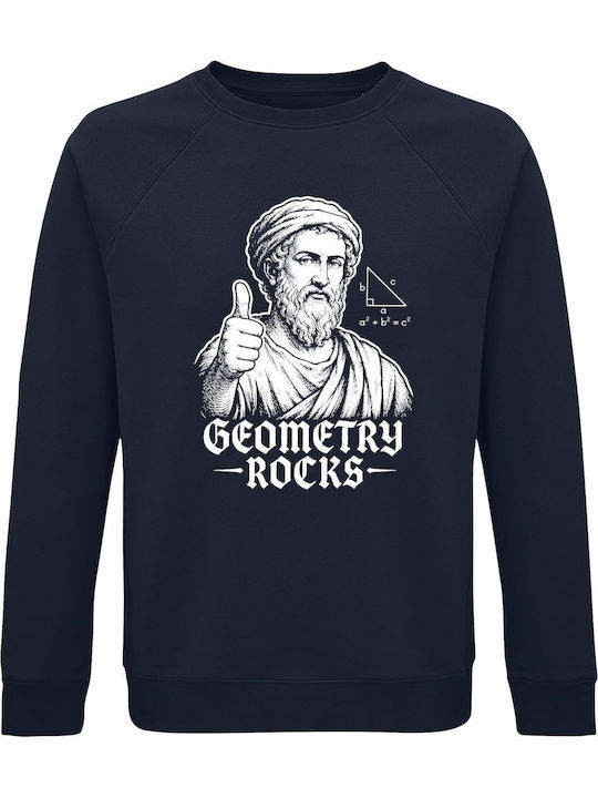 Sweatshirt Organic Unisex " Geometry Rocks Pyth...