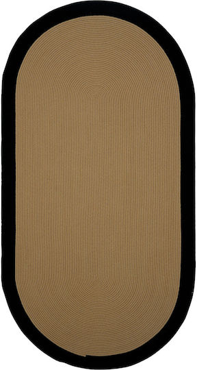 SteweHome Handmade Kids Rug Brown By Meter Width 80cm 80x300cm Thickness 60mm