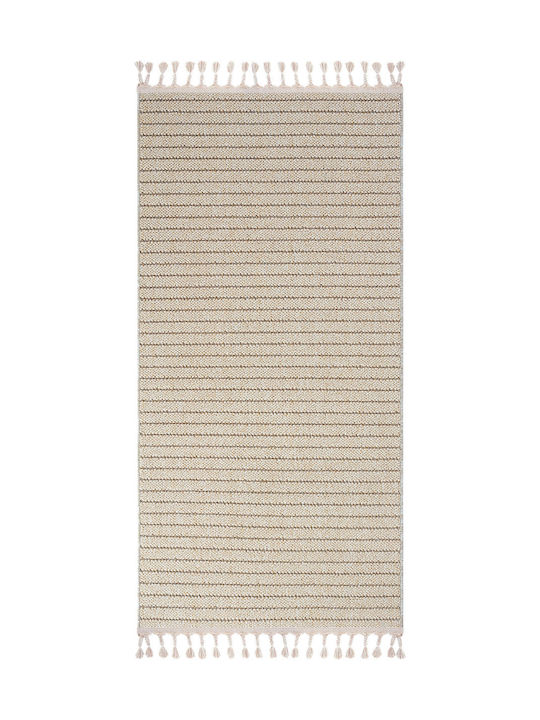SteweHome Covor Pentru Copii Bej Tăiat La Dimensiune Lățime 80cm 80x150cm Grosime 90mm