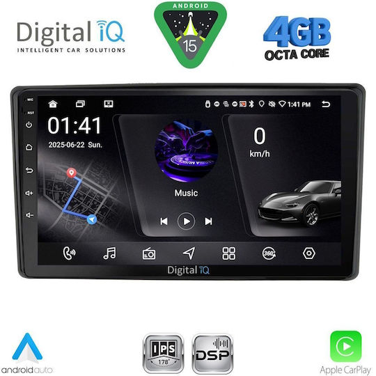 Digital IQ Car Audio System for Toyota Raize 2020 (Bluetooth/USB/WiFi/GPS/Apple CarPlay/Android Auto) with 10" Touch Screen