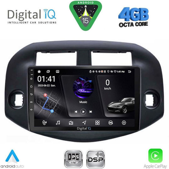Digital IQ Car Audio System for Toyota RAV 4 2006-2012 (Bluetooth/USB/WiFi/GPS/Apple CarPlay/Android Auto) with 10" Touch Screen