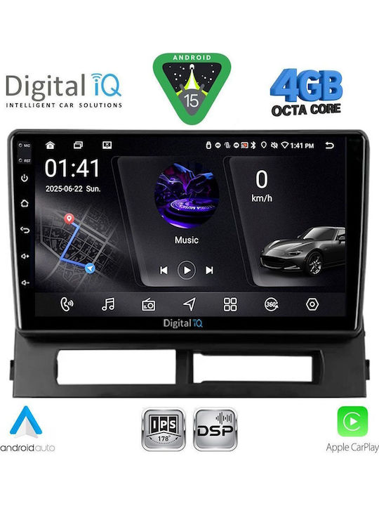 Digital IQ Car Audio System for Toyota Prius 2003-2009 with Clima (Bluetooth/USB/WiFi/GPS/Apple CarPlay/Android Auto) with 9" Touch Screen