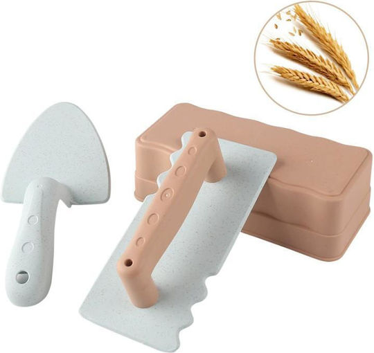 Children's Beach Toys Shovel Wall Brick Molds Play Brown