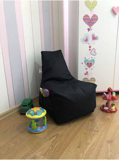 Kinderstuhl Schwarz 35x40x60cm
