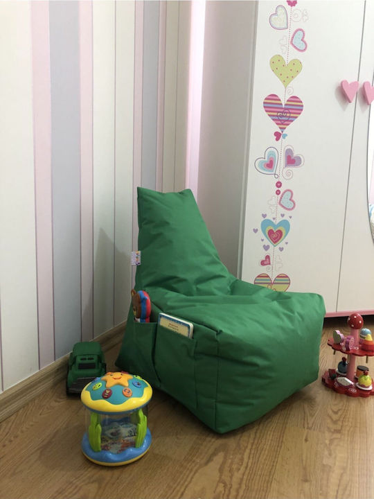 Beanbag Pentru Copii Verde 35x40x60cm
