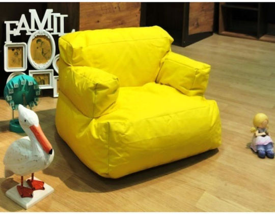 Beanbag Pentru Copii Galben 30x30x45cm