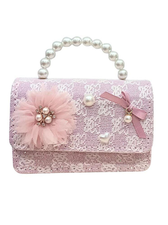 Kinder Tasche Umhängetasche Flieder 14x10x5cm