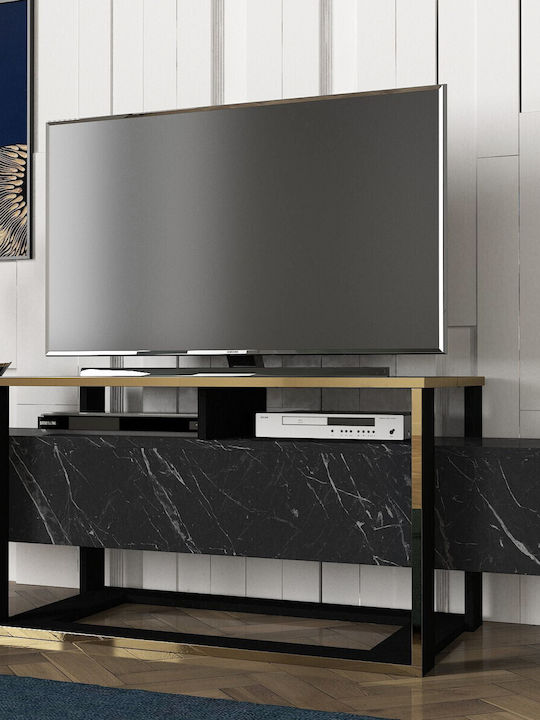TV-Ständer Banko Schwarz M160xP46.1xH49.8cm