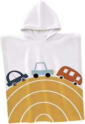 Stewehome Kinder Strandponcho Mit Kapuze Digitaldruck Für Babys 4-6 Jahre 50x50 cm Stewehome Kinder Strandponcho Mit Kapuze Digitaldruck Für Babys 4-6 Jahre 50x50 cm