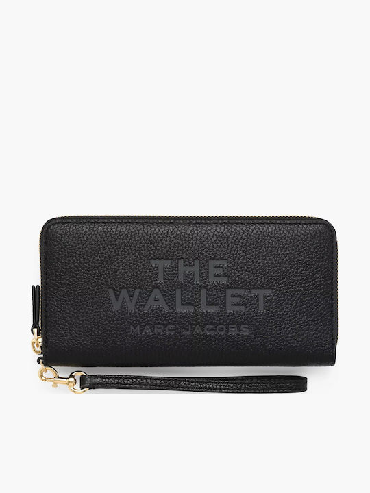 Leder Damenbrieftasche Schwarz