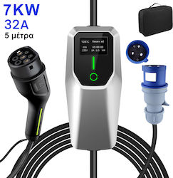 Junsun Electric Car Charger 7kW With Built-in Cable 5m Type 2 Junsun Electric Car Charger 7kW With Built-in Cable 5m Type 2