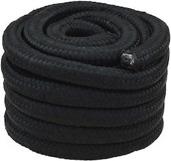 Vidaxl Σχοινί Boat 10 M 6 Μαύρο Pp