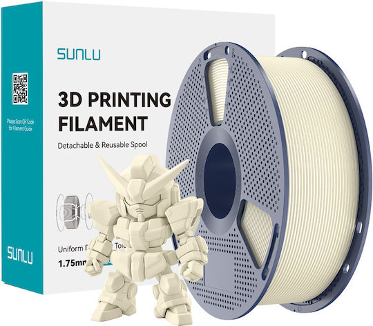 Sunlu PLA+ 2.0 3D Printer Filament 1.75mm Λευκό