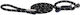 Rogz Dog Training Leather Leash in Black Colour 1.8m