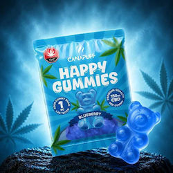 Canapuff Cbd Gummies Blueberry 5τμχ