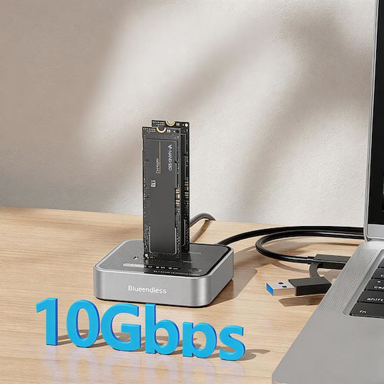 Blueendless Docking Station για Σκληρούς Δίσκους SATA με σύνδεση USB 3.2 / USB 3.0 / USB 2.0 (OL789I)