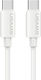 Usams Cablu USB 2.0 USB-C Mascul - USB-C 30W Alb SJ788USB02