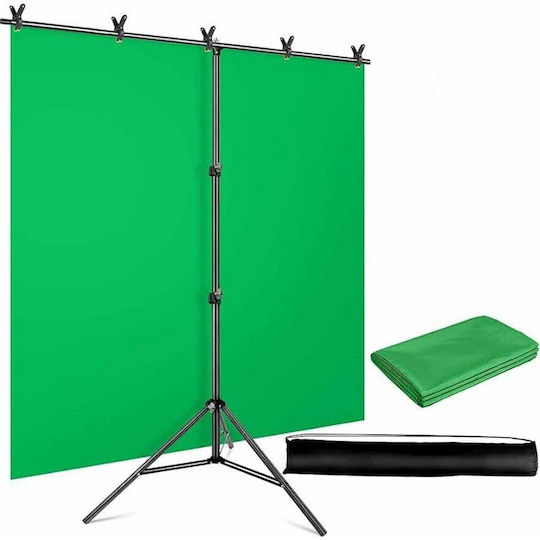 E-Reise Photography Backdrop Fabric 200x200cm Green