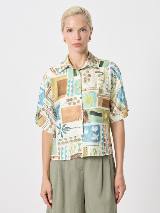 Passager Damen Bluse Beige