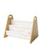 Wooden Floor Bookcase Ecru
