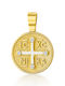Chrilia Pendant Kids Charm Constantine Coin Gold 9K me2330