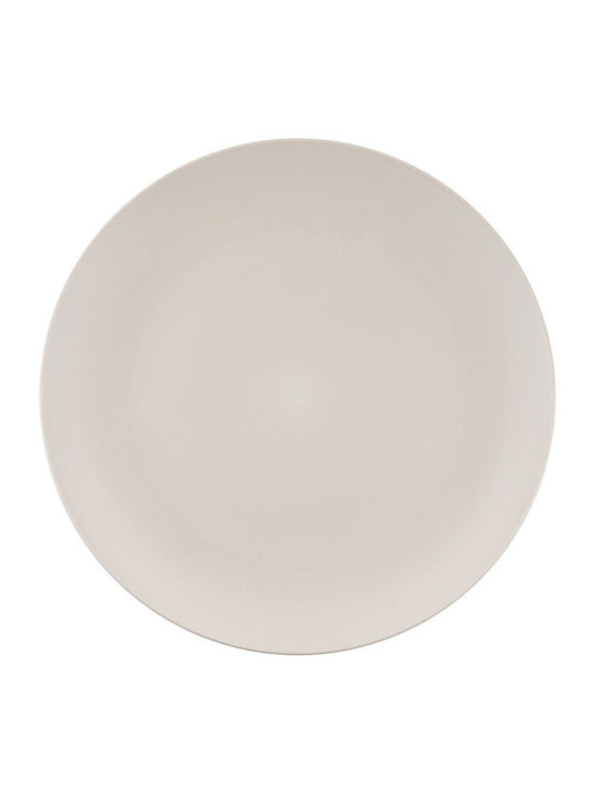 Natural Elements Placă Joasă Din Plastic Bej Cu Diametrul 20cm 4 Bucăți