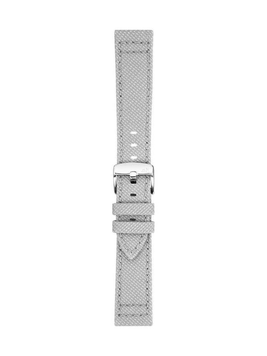 Morellato Δερμάτινο Λουράκι Γκρι 22mm