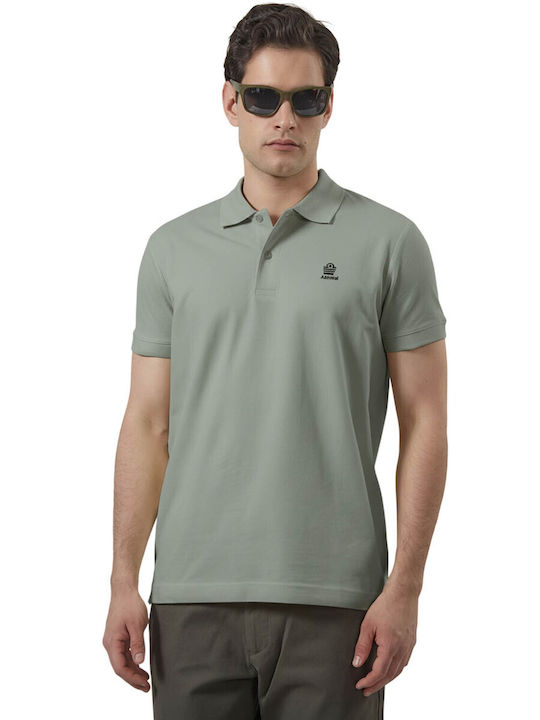 Polo Short Sleeve Blouse Iceberg Green
