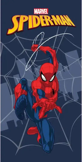 Borea Kids' Beach Towel Gray Spiderman 140x70cm