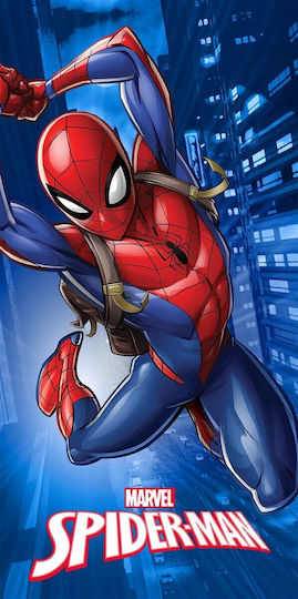 Spider-Man Beach Towel 375 70x140cm Blue Marvel