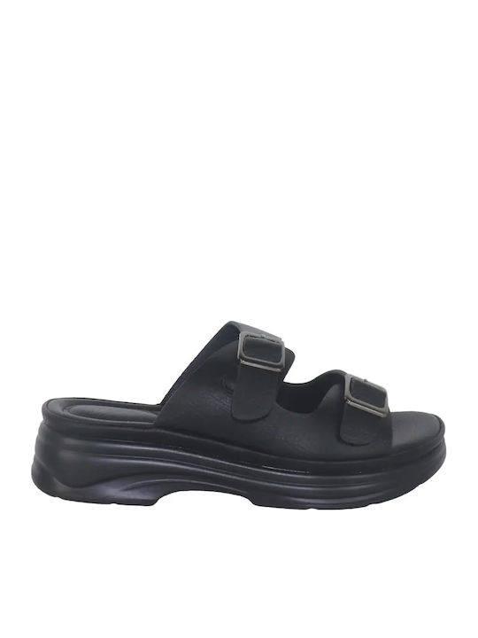 Women's Anatomic Flatforms Black Sandals