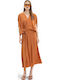 Summer Midi Dress Red
