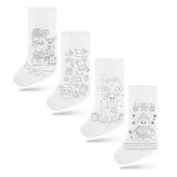 Ciorap Decorativ de Crăciun cu Moș Crăciun Roșu Ciorap Decorativ de Crăciun cu Moș Crăciun Roșu