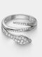 Vogue Women's Ring with Zircon Made of Silver