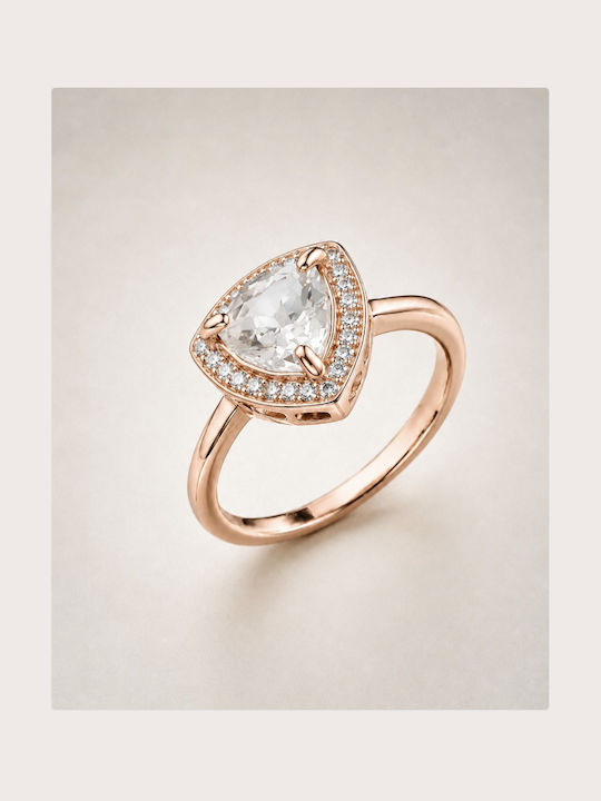 The Gem Stories Дамски Сребърен Златен Пръстен