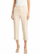Women's Fabric Trousers Sand Beige