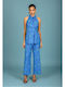 Women's Pantaloons in Loose Fit Blue