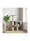 vidaXL Scratching Post Cat Tree Gray 93x74x96 cm