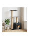 vidaXL Scratching Post Cat Tree Gray 69x43x133 cm