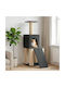 vidaXL Scratching Post Cat Tree Gray 56x95x146 cm