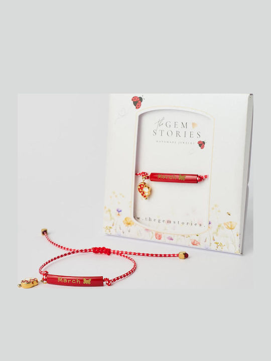 The Gem Stories Brățară Pentru Femei Martisor Macrame Din Șnur