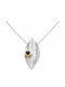 Ios Necklace From Gold Plated Silver Green