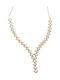 Gatsa Riviera Necklace from 14K Gold with Zircon