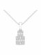 Ios Necklace Made of Silver with Zircon