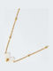 The Gem Stories Necklace with Heart Design in Gold Plated Silver