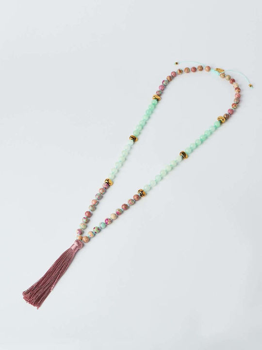 The Gem Stories Necklace Made of Turquoise Steel