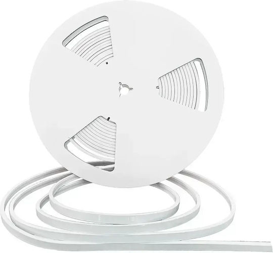 V-TAC Водоустойчива LED Лента 24V Топло Бяло Светлина 10m Neon Flex