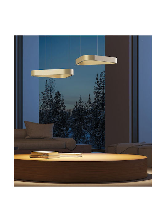VK Lighting Pendant Ceiling Light Gold LED with Warm White Light