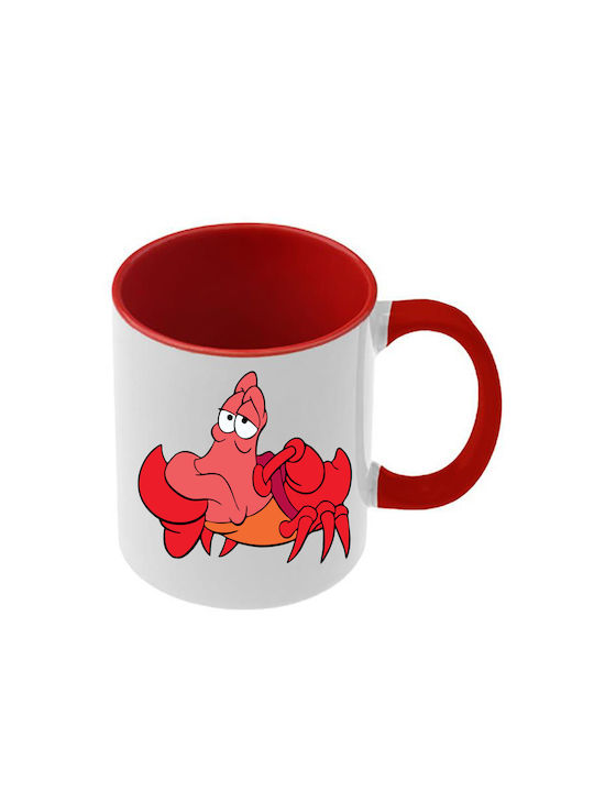 Tasse Ariel Rote Griff Innenraum